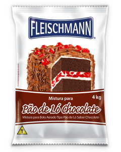 Mistura Fleischmann Pão de Ló Chocolate 4kg
