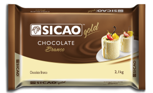 Chocolate Sicao Gold Branco Barra 2,1kg