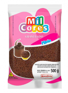 Confeito Sabor Chocolate Mil Cores 500gr